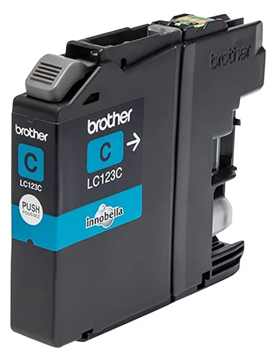 Brother LC123C - Hohe Ergiebigkeit - Cyan - Original, Ansicht 3