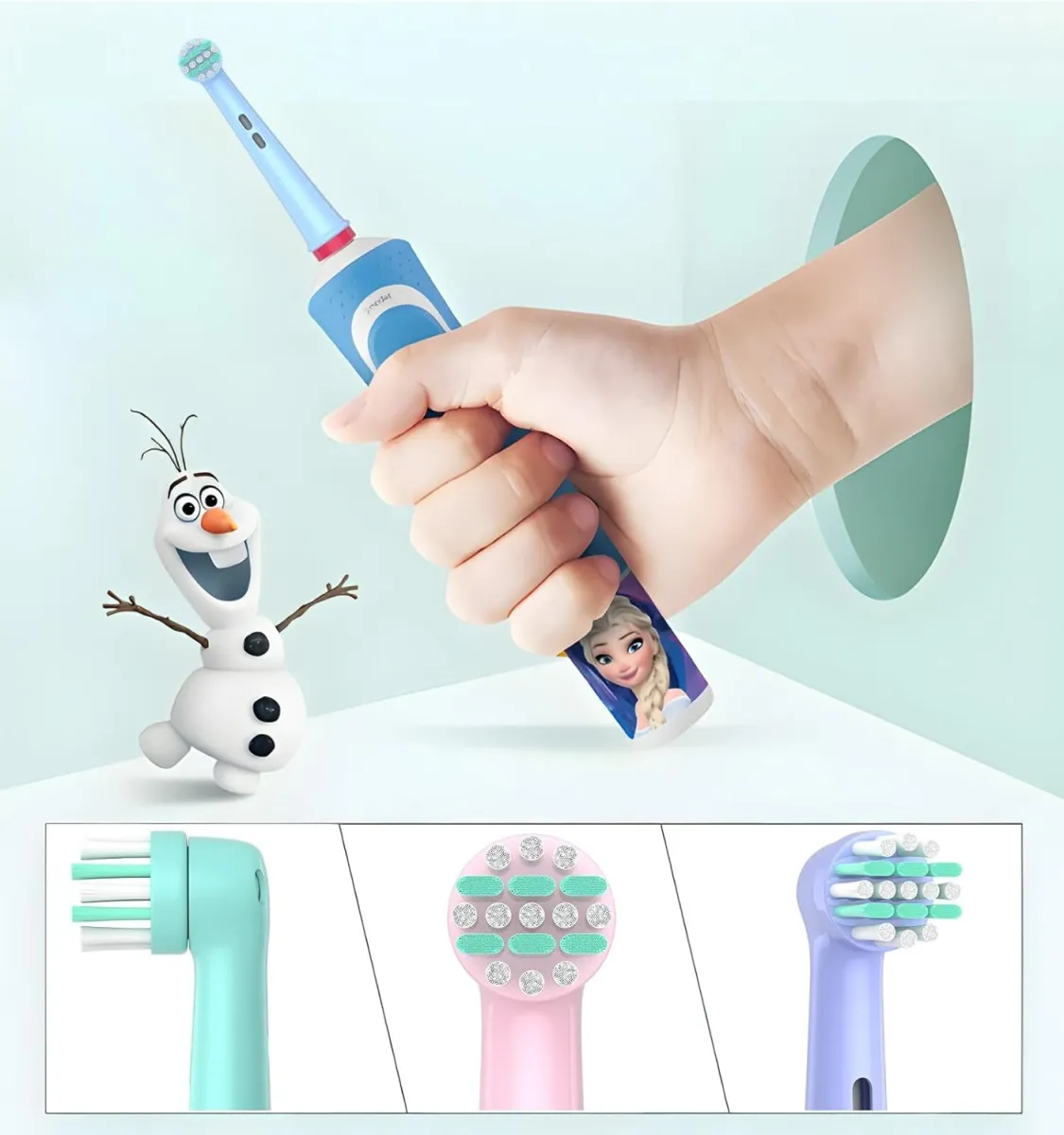 16 Stück Kinder Aufsteckbürsten Kompatibel mit Braun Oral B Kinder Elektrische Zahnbürste, Extra Weiche Kids Aufsteckbürste Geeignet für Oral-B Pro Kids Vitality Junior — Bild 5
