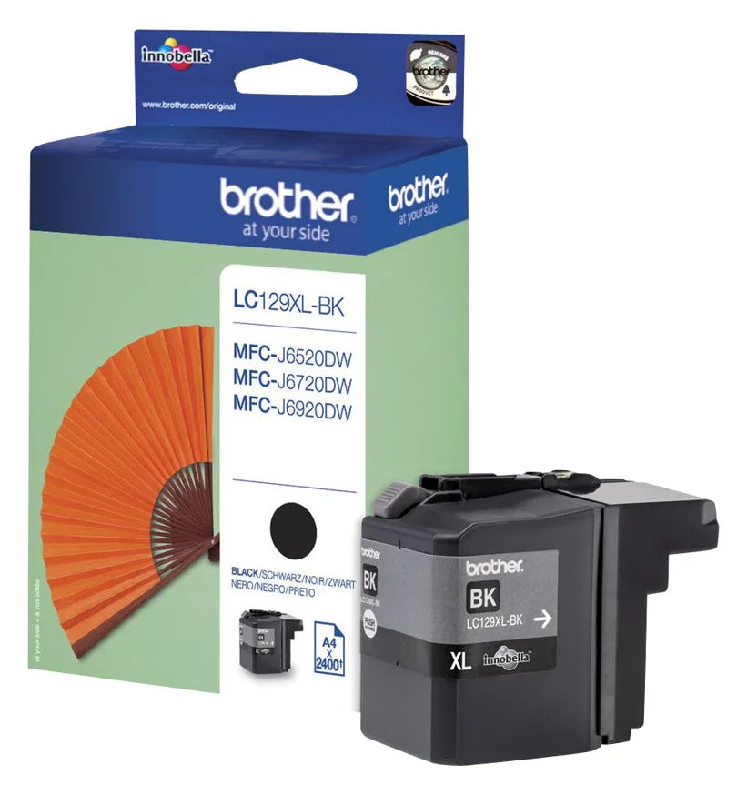 Brother LC129XLBK - Schwarz - Original - Tintenpatrone, Ansicht 3