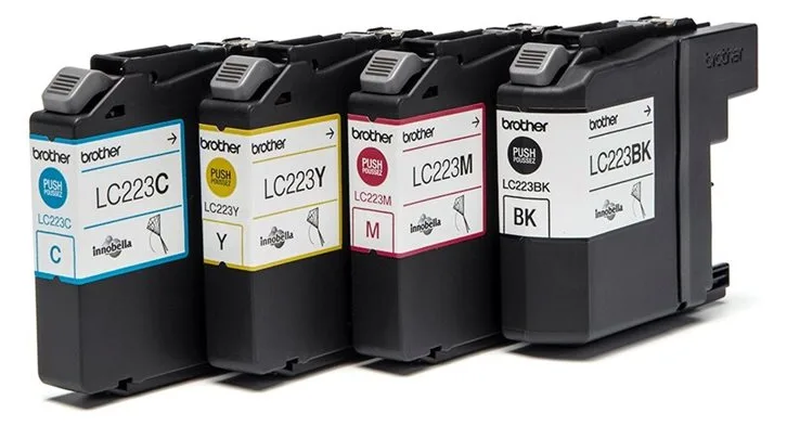 Brother LC223 - 4er-Pack - Schwarz, Gelb, Cyan, Magenta - 16,7 cm, Ansicht 4
