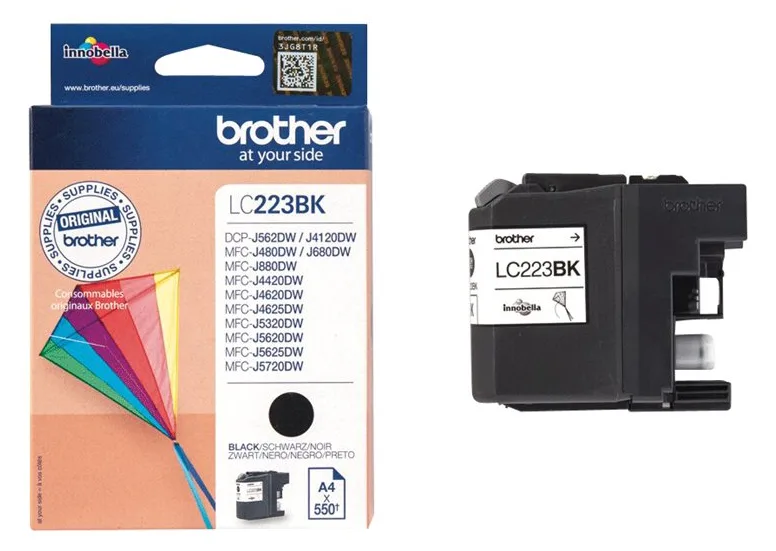 Brother LC223BK - Schwarz - Original - Tintenpatrone, Ansicht 4