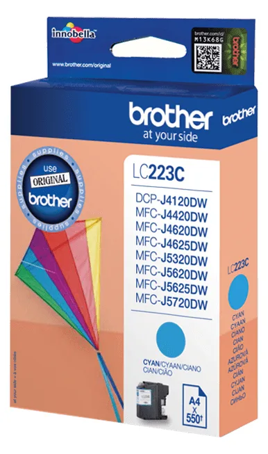 Brother LC223C - Cyan - Original - Tintenpatrone, Ansicht 2