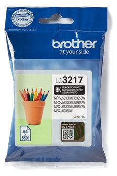 Brother LC3217BK - Schwarz - Original - Tintenpatrone von LumaTech