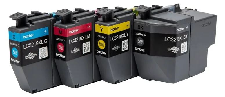 Brother LC3219XL Value Pack - 4er-Pack - XL - Schwarz, Gelb, Cyan, Magenta - mehrfarbig, Ansicht 4