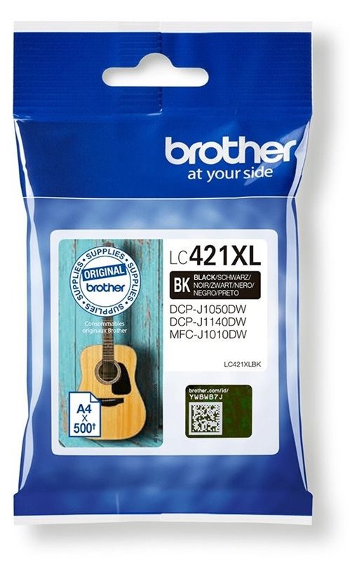 Brother LC421XLBK - Hohe Ergiebigkeit - Schwarz
