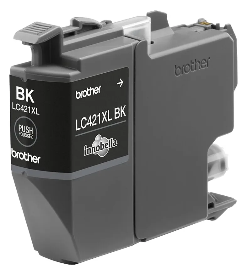 Brother LC421XLBK - Hohe Ergiebigkeit - Schwarz, Ansicht 2