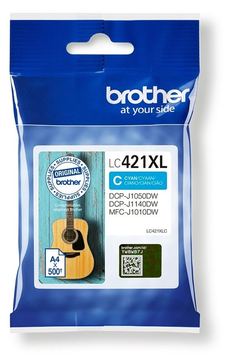 Brother LC421XLC - Hohe Ergiebigkeit - Cyan - original von LumaTech