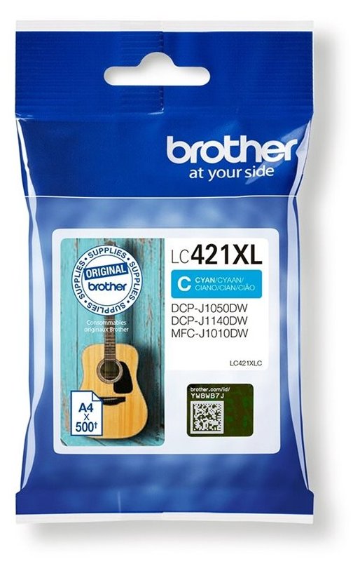 Brother LC421XLC - Hohe Ergiebigkeit - Cyan - original