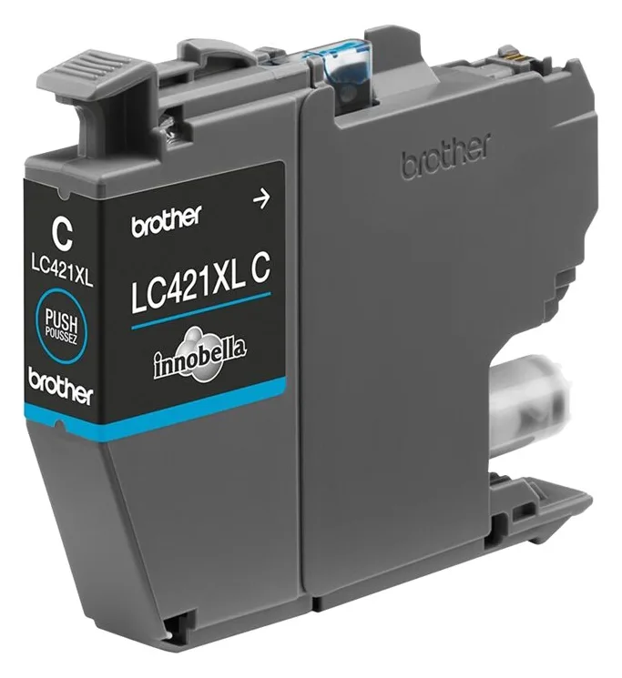 Brother LC421XLC - Hohe Ergiebigkeit - Cyan - original, Ansicht 4