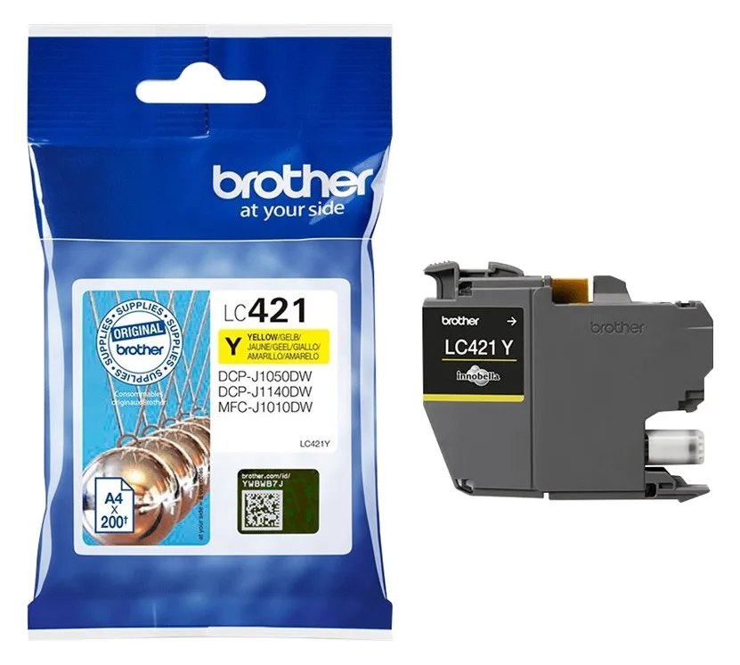 Brother LC421Y - Gelb - original - Tintenpatrone, Ansicht 3