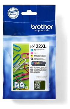 Brother LC422XL Multipack - 4er-Pack - Hohe Ergiebigkeit von LumaTech