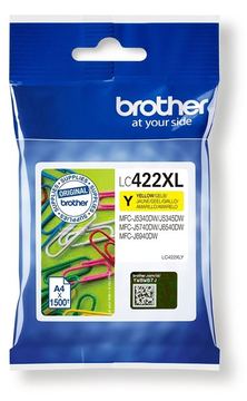 Brother LC422XLY - Hohe Ergiebigkeit - Gelb - original von LumaTech