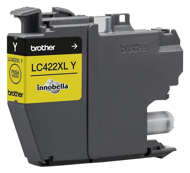 Brother LC422XLY - Hohe Ergiebigkeit - Gelb - original, Ansicht 3