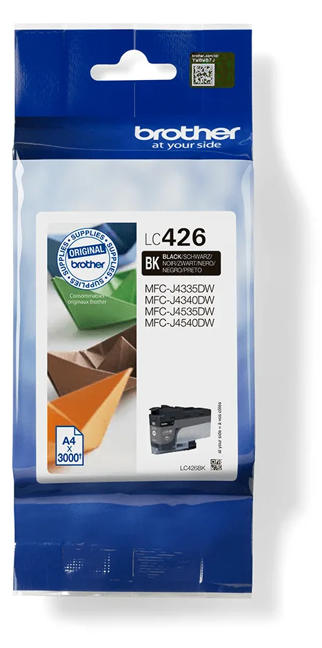 Brother LC426BK - Schwarz - original - Tintenpatrone, Ansicht 2