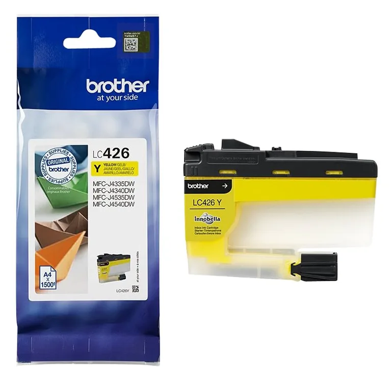 Brother LC426Y - Hohe Ergiebigkeit - Gelb - original, Ansicht 3