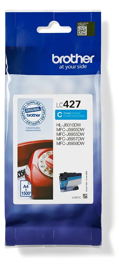 Brother LC427C - Cyan - original - Tintenpatrone, Ansicht 2