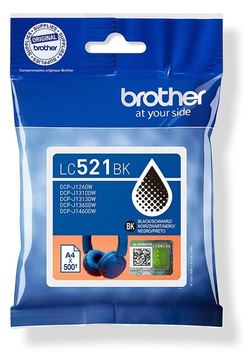 Brother LC521BK - Schwarz - original - Kissen-Pack von LumaTech