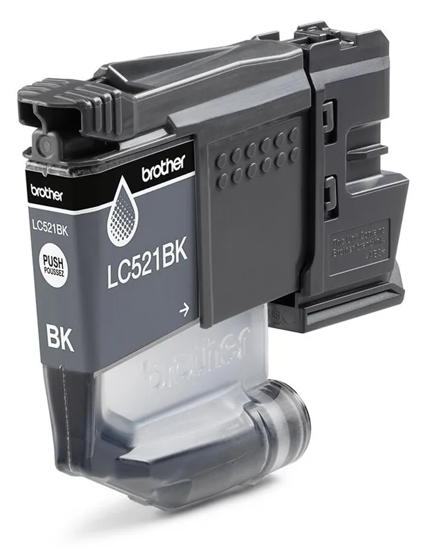 Brother LC521BK - Schwarz - original - Kissen-Pack, Ansicht 3