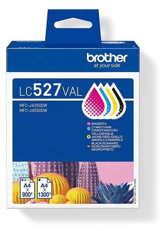 Brother LC527 Value Pack - 4er-Pack - Schwarz, Gelb, Cyan, Magenta