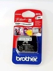 Brother M-K231SBZ - Schwarz auf Weiß - Rolle (1,2 cm x 4 m) von LumaTech