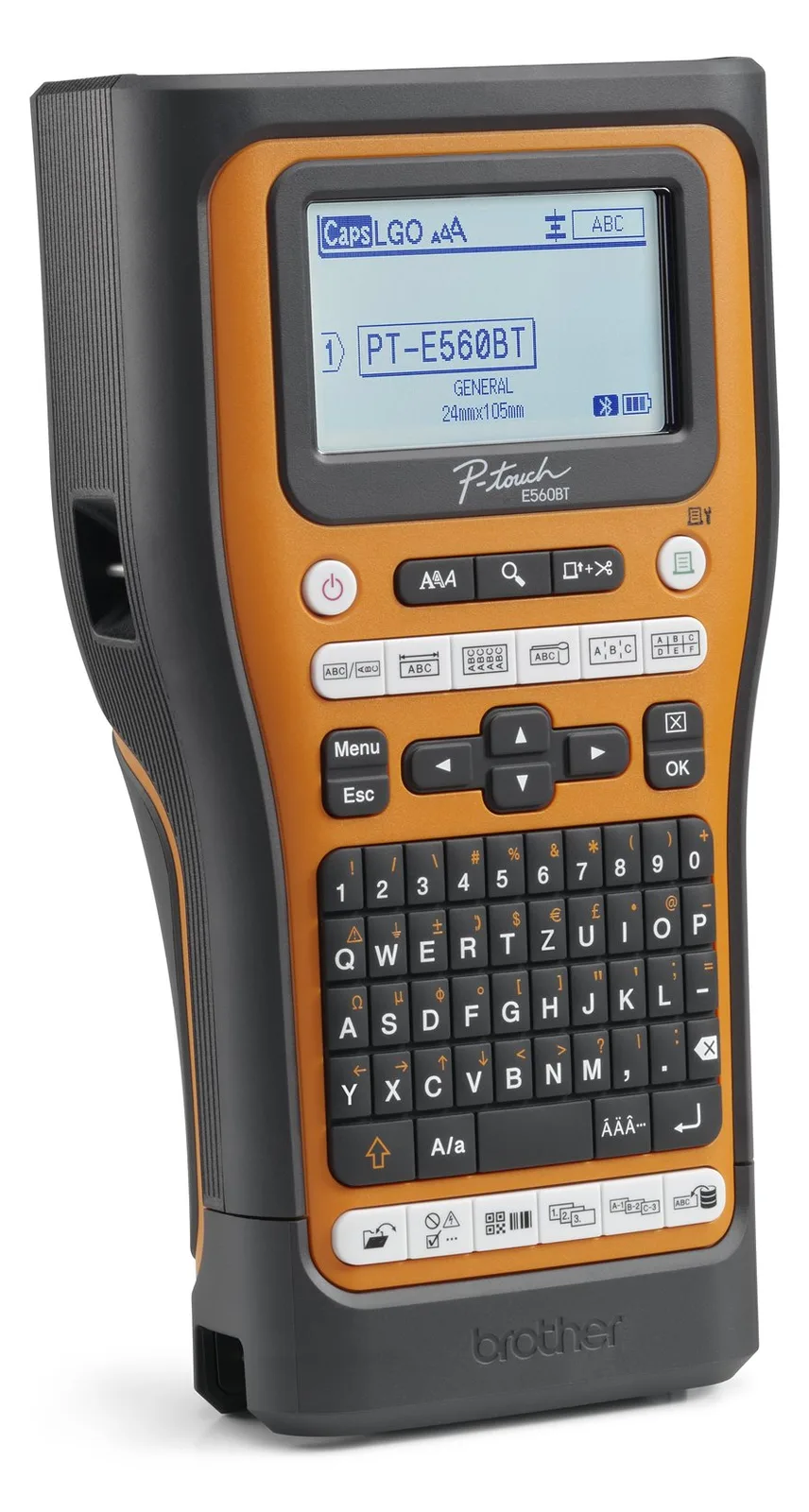 Brother P-Touch PT-E560BTVP - Beschriftungsgerät - s/w - Thermotransfer - Rolle (2,4 cm), Ansicht 3