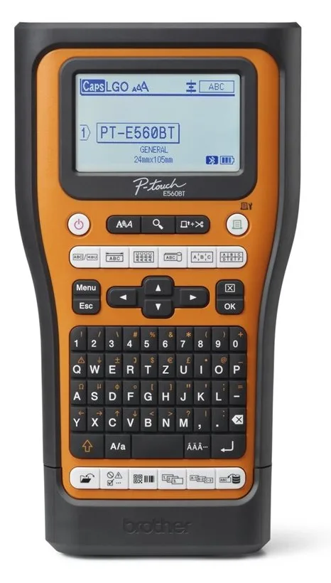 Brother P-Touch PT-E560BTVP - Beschriftungsgerät - s/w - Thermotransfer - Rolle (2,4 cm), Ansicht 4