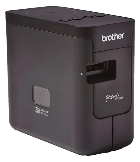 Brother P-Touch PT-P750W - Etikettendrucker - Thermotransfer - Rolle (2,4 cm), Ansicht 4