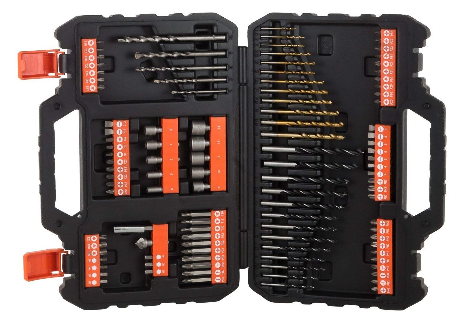 Black & Decker A7200-XJ Titanium - Schraubendreher- und Bohreinsatzset