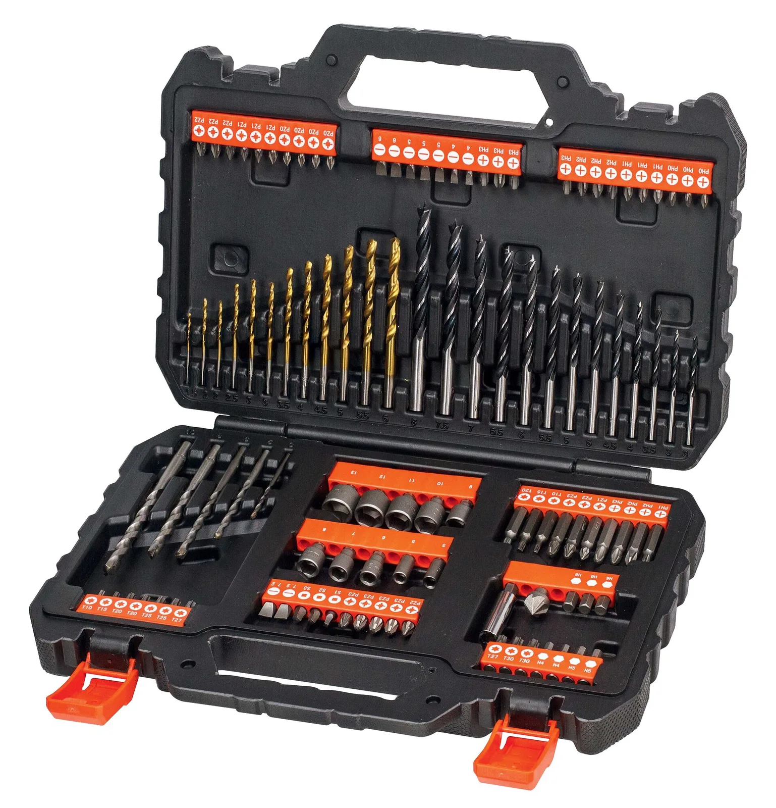 Black & Decker A7200-XJ Titanium - Schraubendreher- und Bohreinsatzset, Ansicht 4