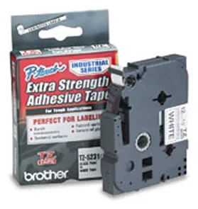 Brother Strong Adhesive - Weiß - Rolle (1,2 cm x 8 m) 1 Kassette(n) laminiertes Band, Ansicht 3