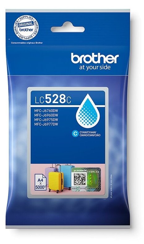 Brother Tintenpatrone Cyan 5 LC528C - Original - Tintenpatrone