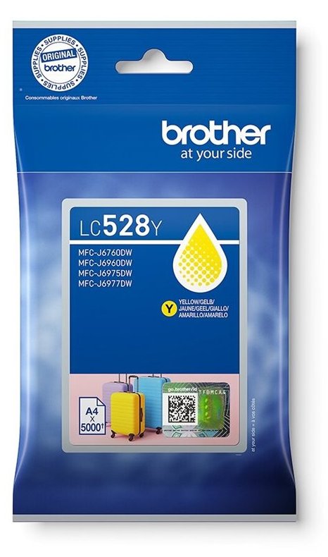 Brother Tintenpatrone Gelb 5 LC528Y - Original - Tintenpatrone