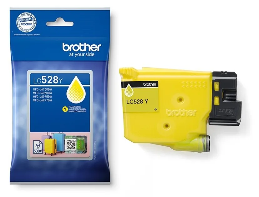 Brother Tintenpatrone Gelb 5 LC528Y - Original - Tintenpatrone, Ansicht 3