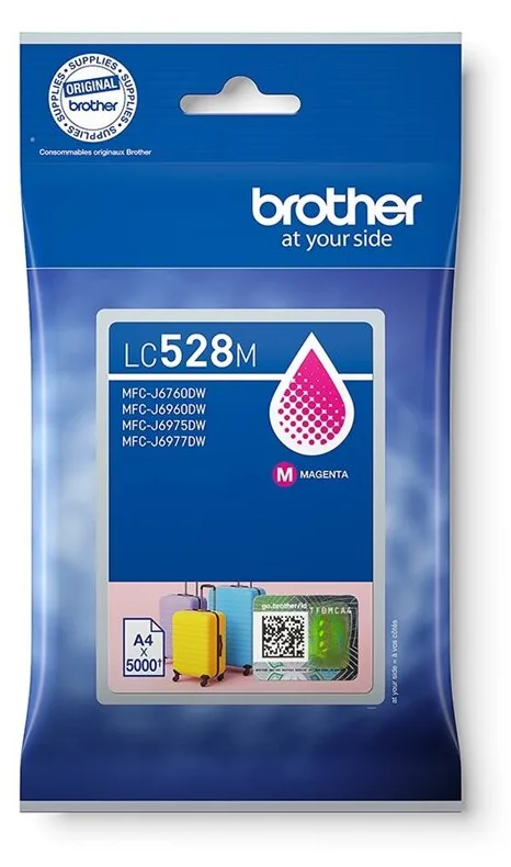 Brother Tintenpatrone Magenta 5 LC528M - Original - Tintenpatrone, Ansicht 2