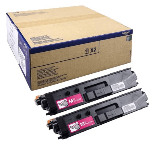 Brother TN329M - 2er-Pack - Magenta - original