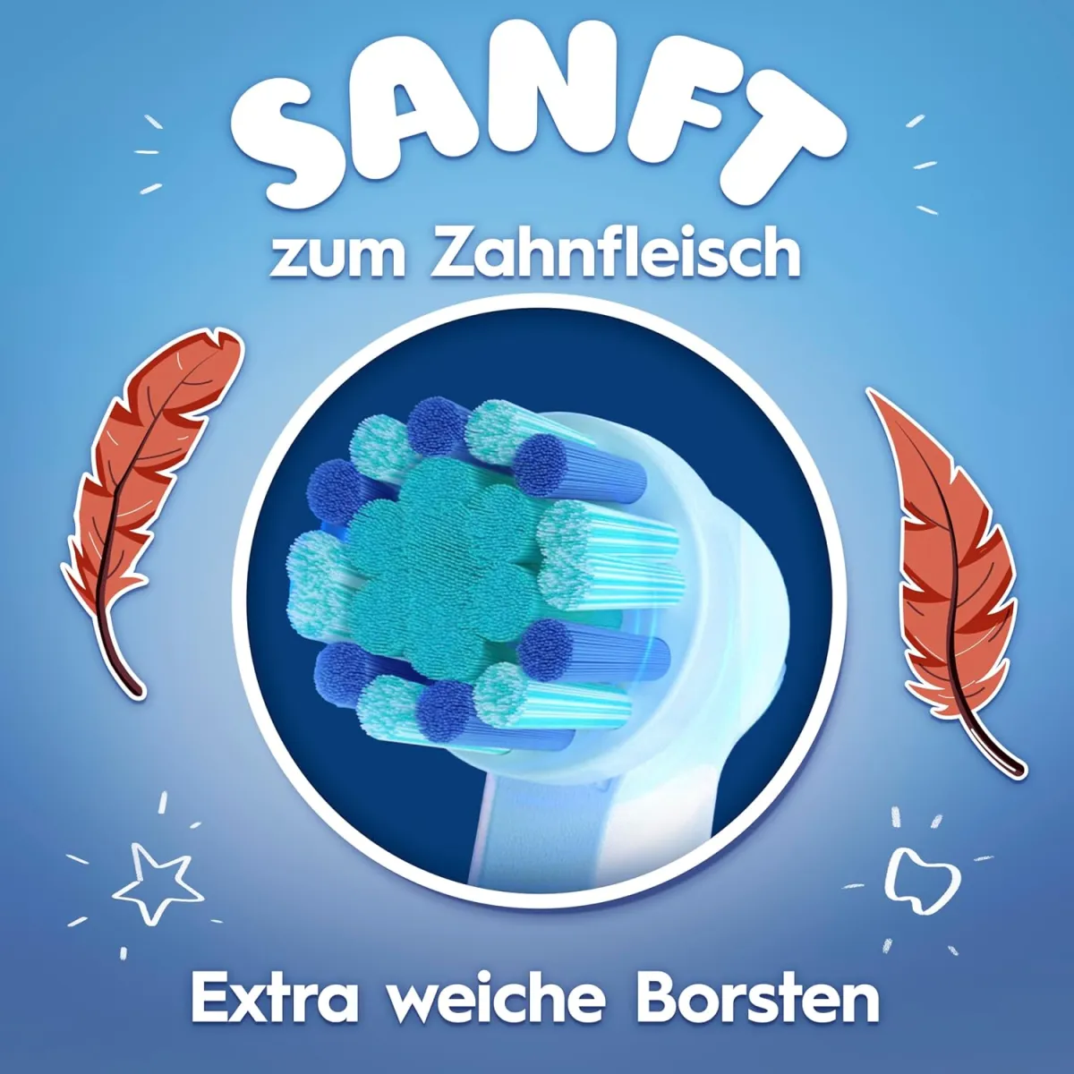 Oral-B Pro Kids 3+ König der Löwen Elektrische Zahnbürste für Kinder — Electric Toothbrush ab 3 Jahren, Inkl. 1 Aufsteckbürste, Extra Weiche Borsten und 2 Putzmodi für Zahnpflege, Weiß/Rot — Bild 4