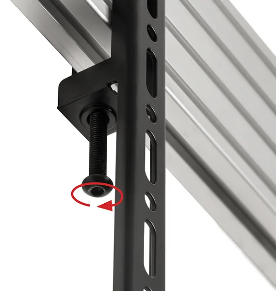 B-TECH BT8390-VESA400F - Flachbildschirm-Montagearm - Schwarz - 70 kg - Schiene - 177,8 cm (70) - 106,7 cm (42), Ansicht 3