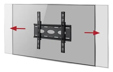 B-TECH BT8441 - Befestigungskit (Wandplatte, 2 Schnittstellenarme) - schmal - für LCD-Display - Schwarz, Ansicht 2