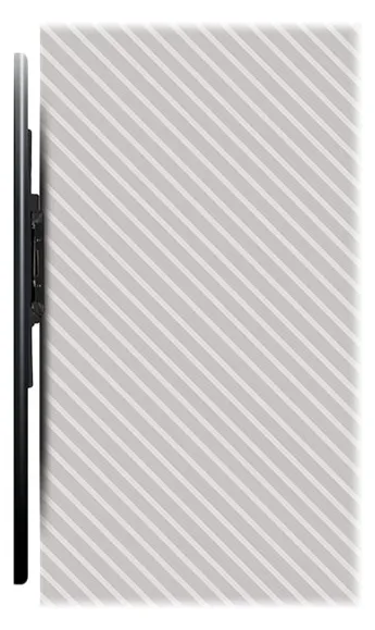 B-TECH BT8441 - Befestigungskit (Wandplatte, 2 Schnittstellenarme) - schmal - für LCD-Display - Schwarz, Ansicht 3