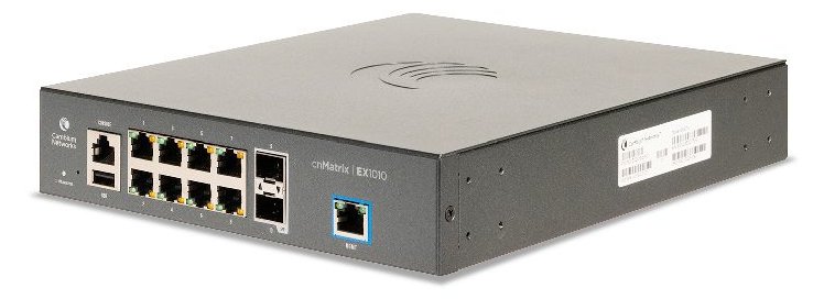 Cambium Networks cnMatrix EX1010 - Managed - L2/L3 - Gigabit Ethernet (10/100/1000) - Rack-Einbau - 1U