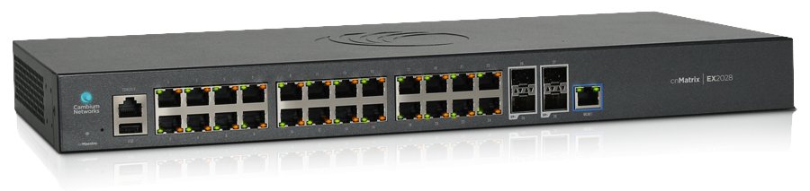 Cambium Networks cnMatrix EX2028 - Switch - managed - 24 x 10/100/1000 + 4 x SFP (mini-GBIC)