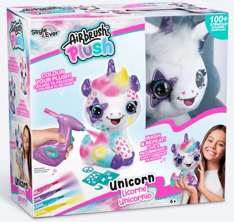 Canal Toys Airbrush Plush Unicorn