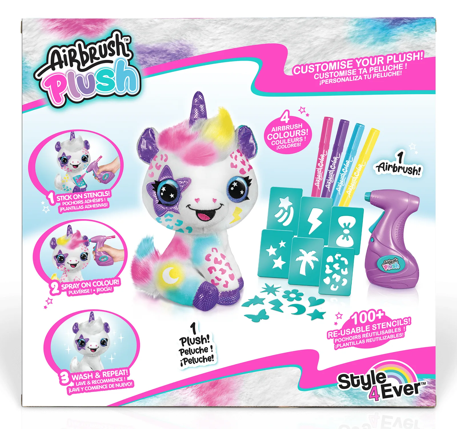 Canal Toys Airbrush Plush Unicorn, Ansicht 2
