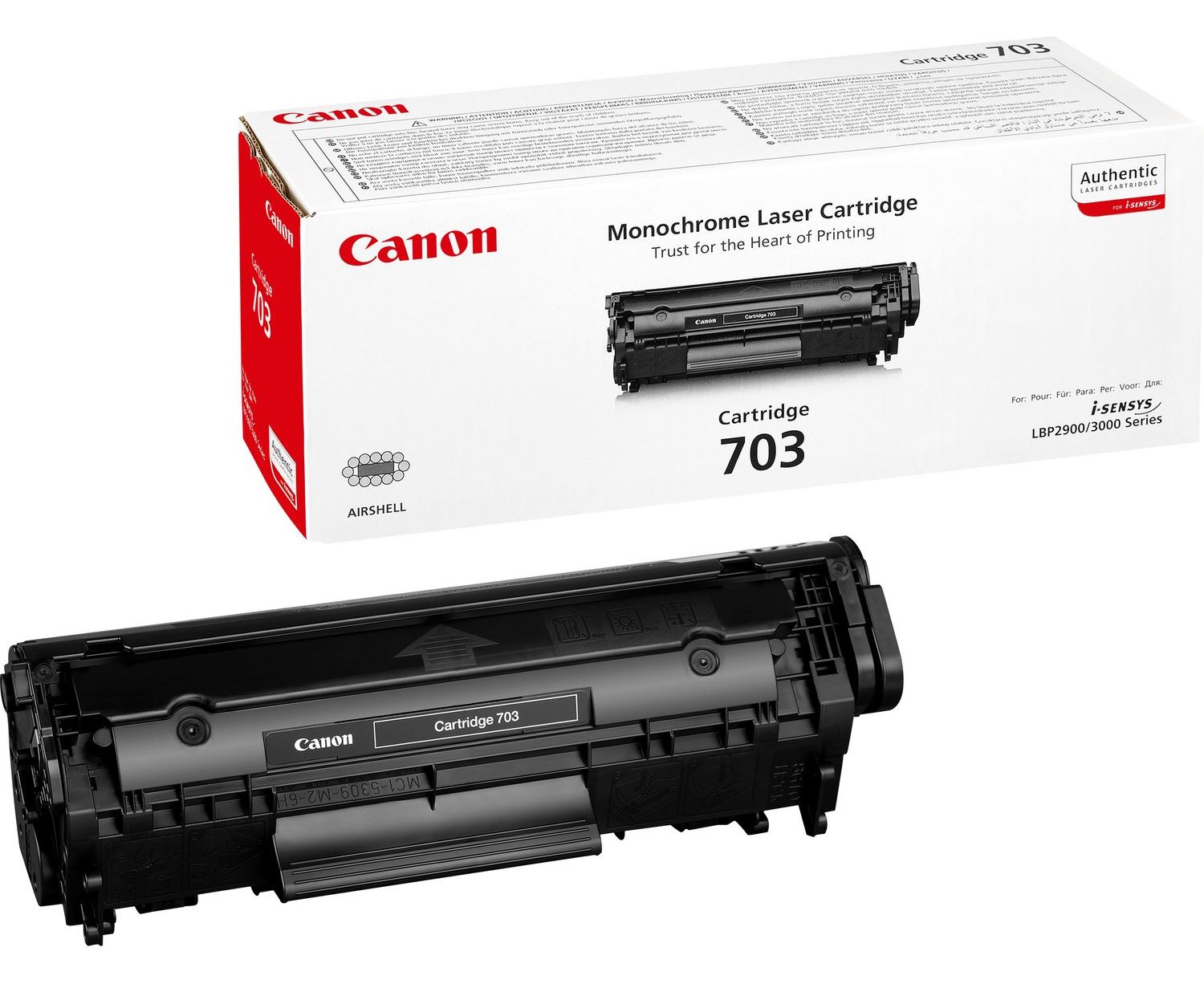 Canon 703 - Schwarz - Original - Tonerpatrone