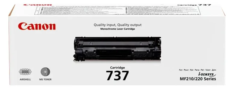 Canon 737 - Schwarz - Original - Tonerpatrone, Ansicht 3