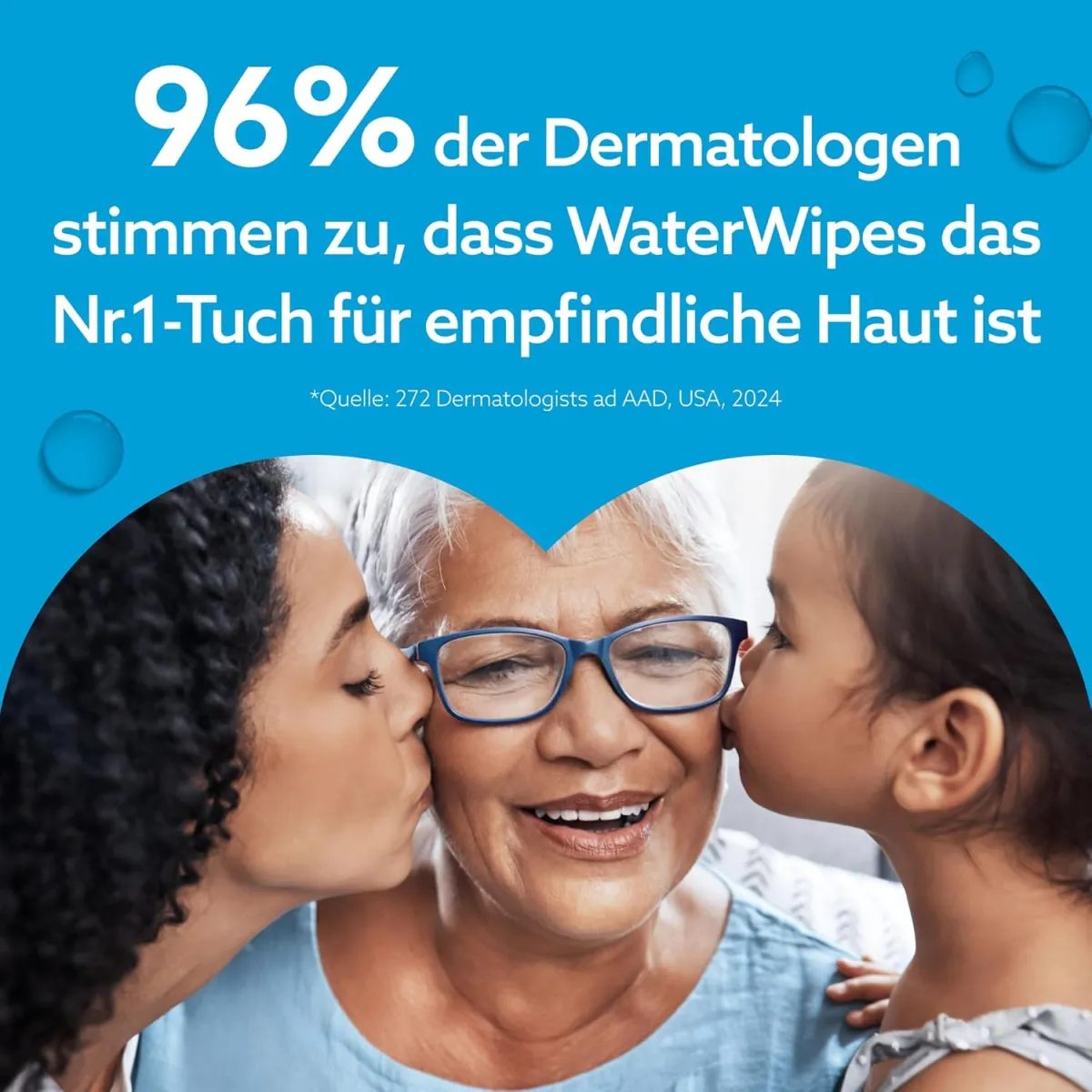 WaterWipes Sensitive+ Newborn & Baby Wipes, Feuchttücher für Neugeborene und Babys, 1080 Stück (18 Packungen), 3-in-1-Reinigung, Pflege, Schutz, 99,9% Wasser, parfümfrei — Bild 10