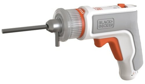 Black & Decker BCRTA01 - Elektrischer Schraubendreher - Pistolengriff - 1/4" - Grau - Orange - Weiß - 180 RPM - 5,5 Nm
