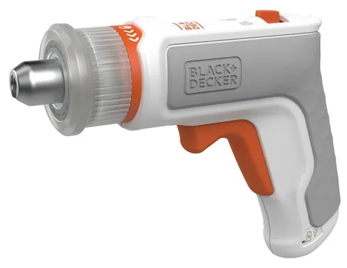 Black & Decker BCRTA01 - Elektrischer Schraubendreher - Pistolengriff - 1/4" - Grau - Orange - Weiß - 180 RPM - 5,5 Nm, Ansicht 3