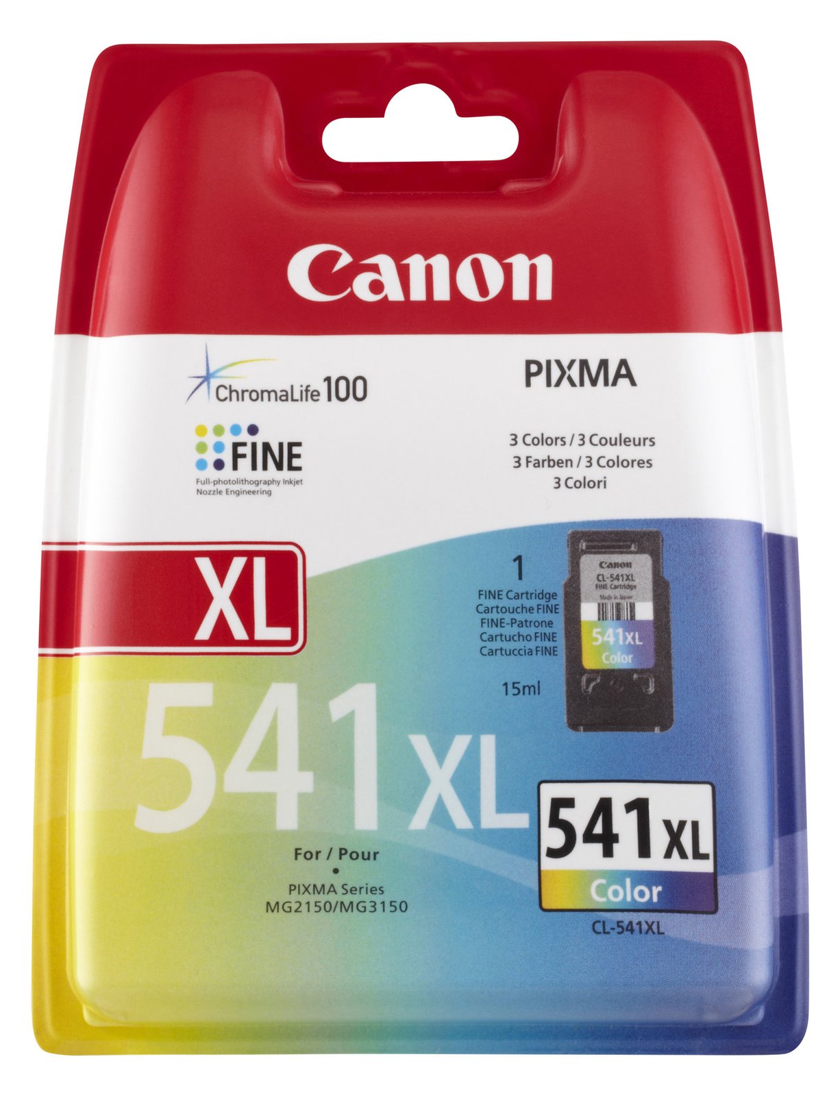 Canon CL-541XL - 15 ml - Hohe Ergiebigkeit - Farbe (Cyan, Magenta, Gelb)