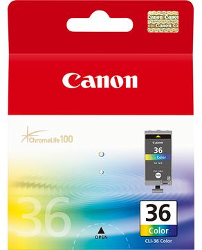 Canon CLI-36 Color - 12 ml - Farbe (Cyan, Magenta, Gelb, Schwarz) von LumaTech